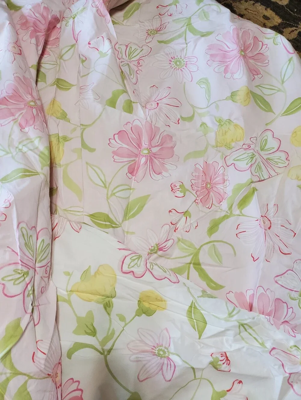 Pottery Barn Kids Floral Twin duvet And Sham
